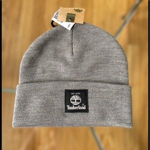 Timberland Unisex Gray Beanie NWT
